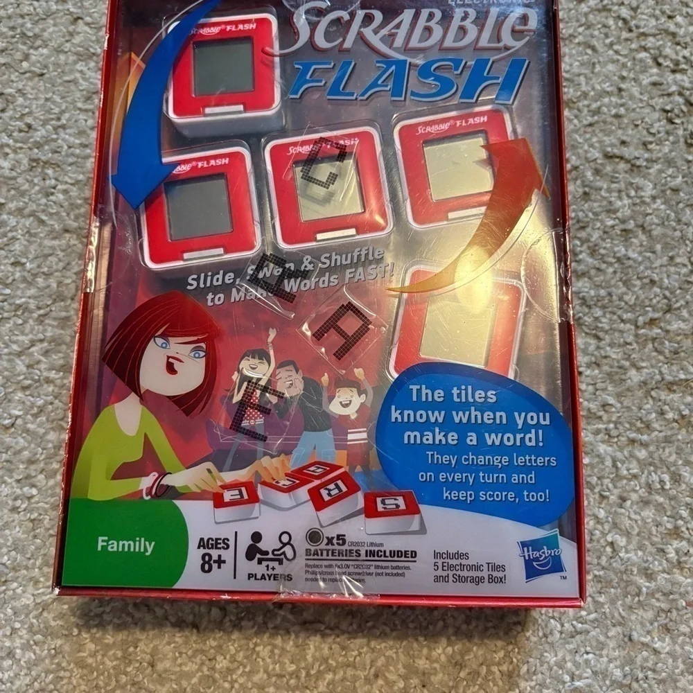 Hasbro : SCRABBLE FLASH - Cubes Electronic Travel Game